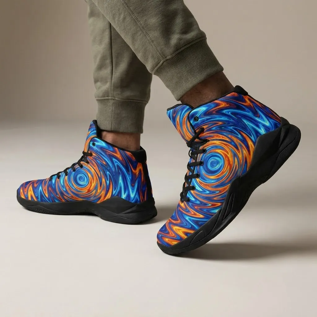 Dynamic Voltage Motion High-Top Basketball Sneakers