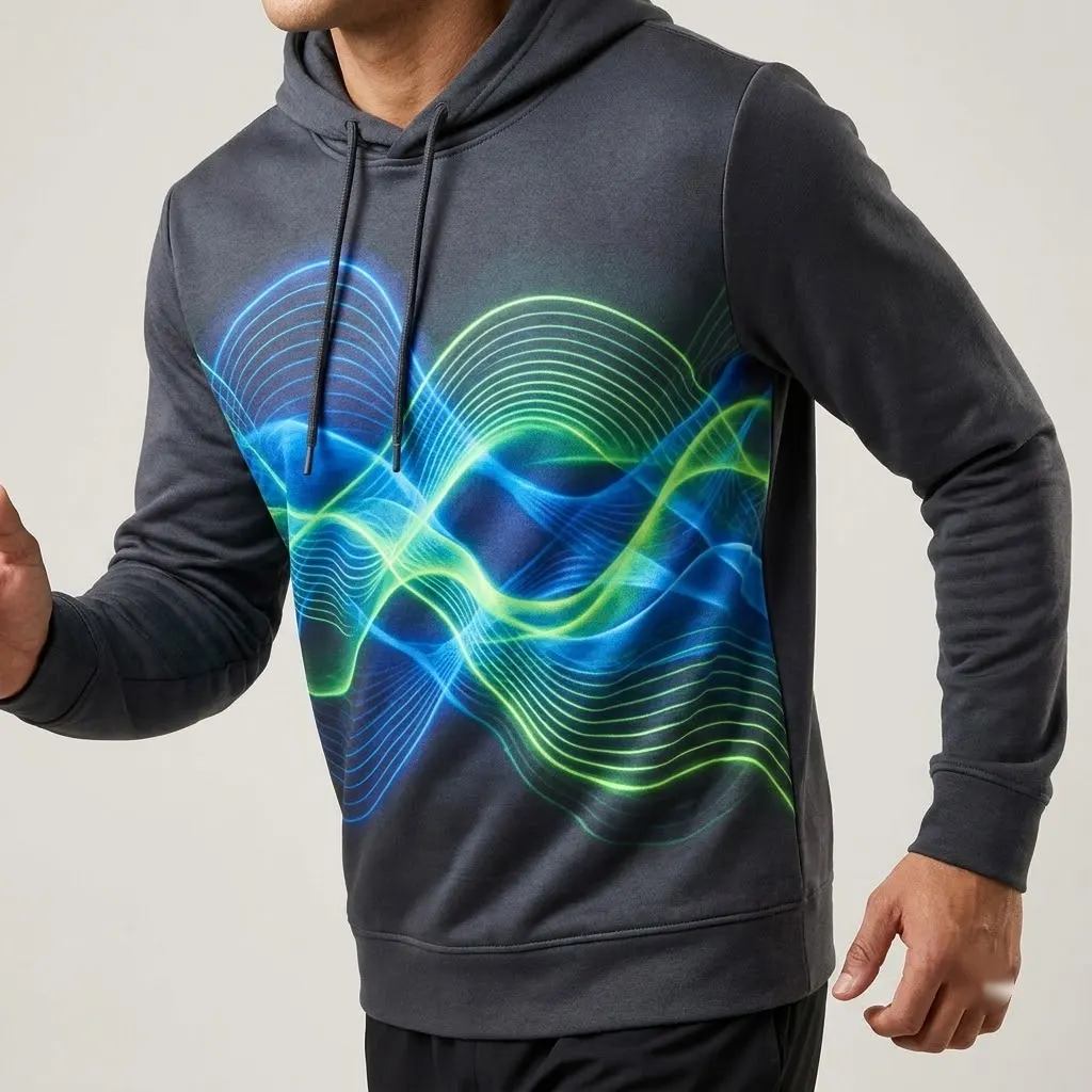 Electric Wave Motion Energy Hoodie