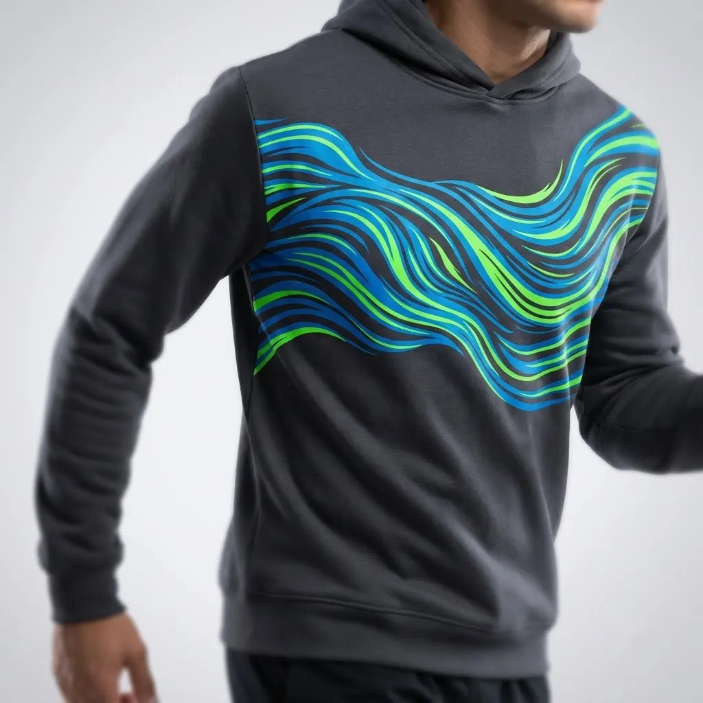 Dynamic Energy Motion Wave Hoodie