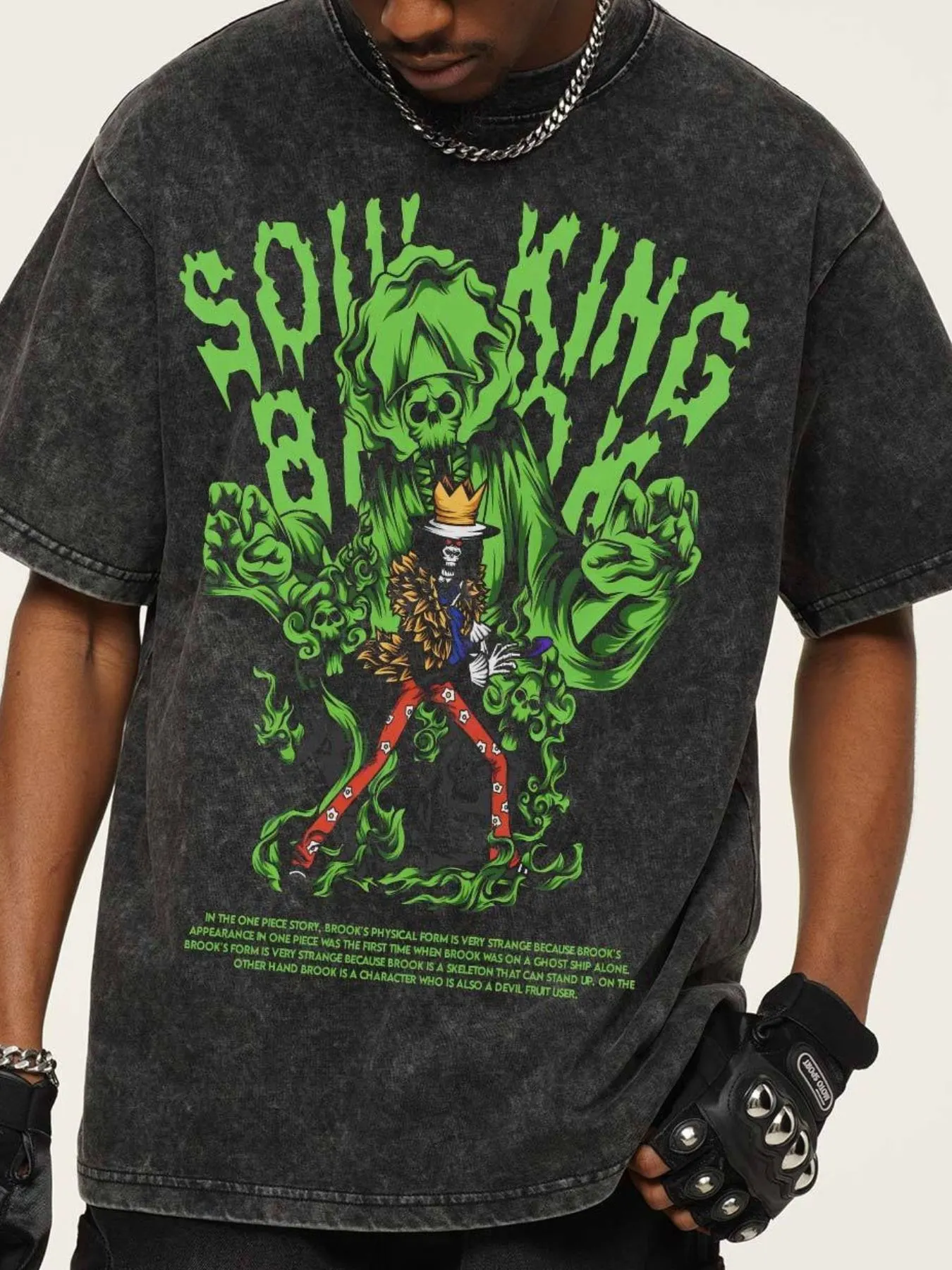 Men's Graphic Round Neck Short Sleeve T-Shirt