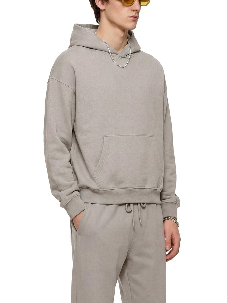Ribbed Cotton Blend Long Sleeve Sweatshirt