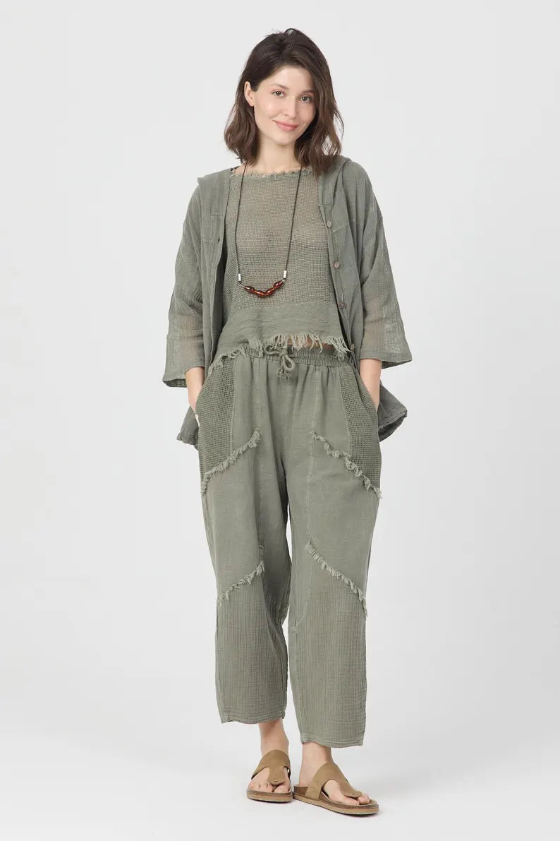 Lightweight Oversized Cotton Hooded Summer Coat for All